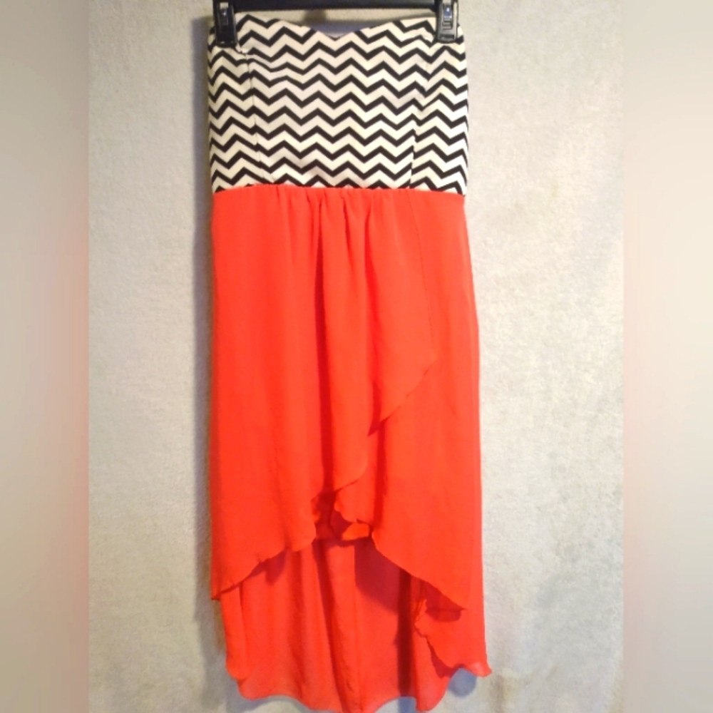 Bright High Low Dress